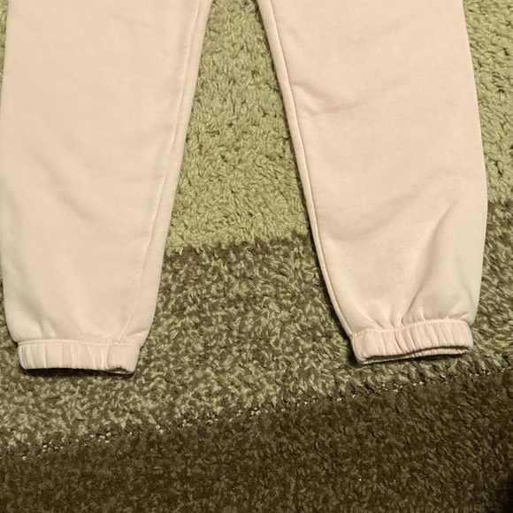 Lazypants pink joggers with three birds on the side. - Picture 2 of 7